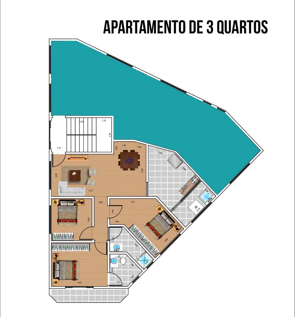 Apartamento, 3 quartos, 92 m² - Foto 14